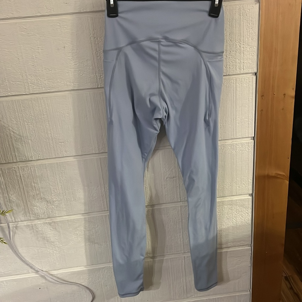 Powder Blue High-Waist Athletic Leggings - Picture 3 of 4